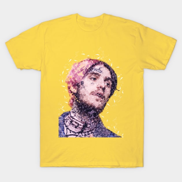 lil Peep Low Poly T-Shirt by masnono